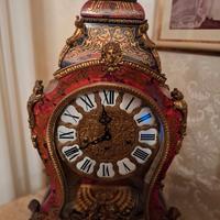 Orologio d epoca Luigi XIV con angeli e bronzo.