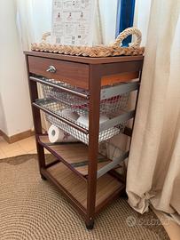 FOPPAPEDRETTI - carrello da cucina in legno