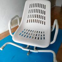 sedile girevole per vasca da bagno 