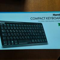 Tastiera Hamlet XKKITA400CU USB Compact Keyboard