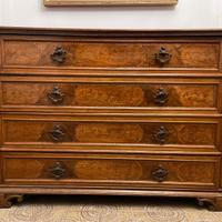 Cantarano del ‘700 in noce con ribalta e intarsi