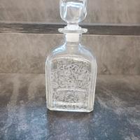 Bottiglia quadrata in vetro