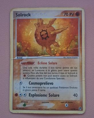 Carta Pokémon Solrock 13/100 Holo ITA