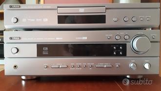 Yamaha lettore cd/dvd e amplificatore 5+1  			