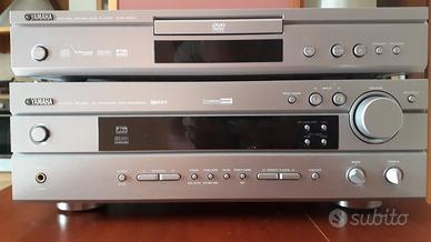 Yamaha lettore cd/dvd e amplificatore 5+1