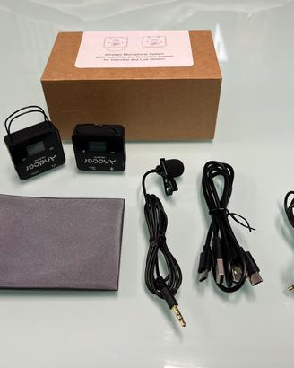 Microfono Lavalier Wireless