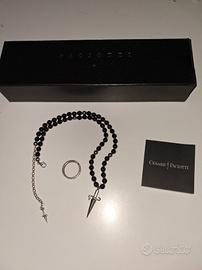 collana e anello uomo Cesare Paciotti