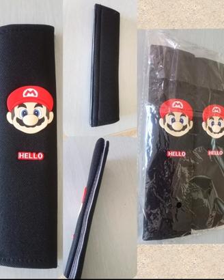 2 Copri Cintura Auto di sicurezza Super Mario 