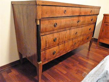 Cassettone in noce "Impero "