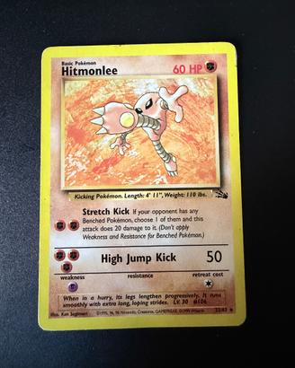Hitmonlee - Set Fossil (22/62) Inglese