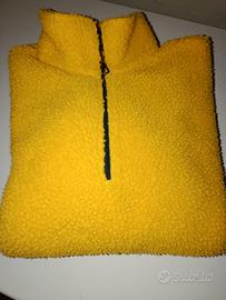 Felpa Maglione Pile Teddy Uomo Tg. XXL Vintage 