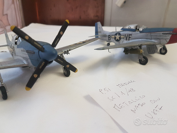 2 aerei statici mustang P51