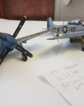 2 aerei statici mustang P51
