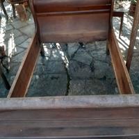 Letto a barca da restaurare