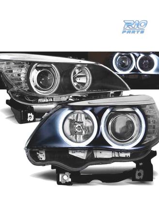 FARI BMW E60 E61 03-07 OCCHI ANGEL CCFL NERI