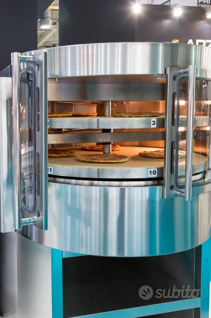 Forno pizza elettrico rotante, 14x d 30cm, programmabile digitale - Prezzo