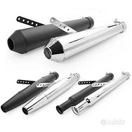 Scarichi Terminali Moto Custom Cafe Racer Bobber N