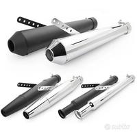 Scarichi Terminali Moto Custom Cafe Racer Bobber N