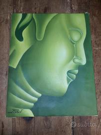 tela del Buddha, Thailandia, misura 39 x 49,5 cm