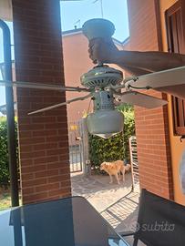 ventola da soffitto con illuminazione