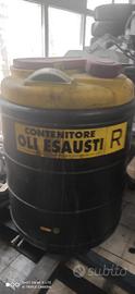 bidone raccolta olio esausto per vetture