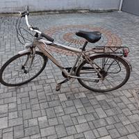 city bike grigio metallizzato 