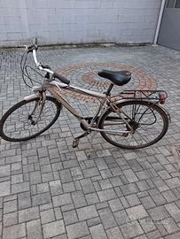 city bike grigio metallizzato 