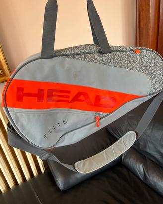 Borsone Tennis HEAD Elite Grigio/Arancione