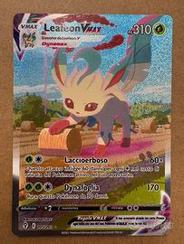 Carta Pokémon Leafeon VMax di Evoluzioni Eteree