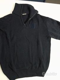Maglione mezza zip Marina militare 