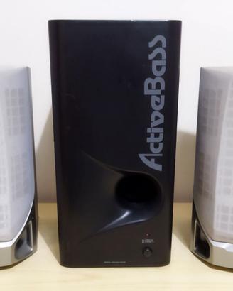Sistema di diffusori con subwoofer attivo