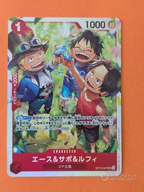 One piece OP13 007 Ace & Sabo & Luffy JP SR NM