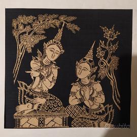 Stampe su seta provenienti dalla Thailandia 