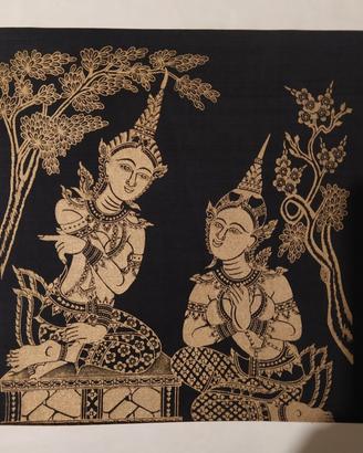 Stampe su seta provenienti dalla Thailandia 