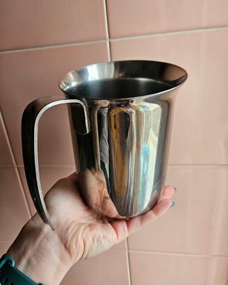 Bricco per latte (lattiera) in acciaio inox 