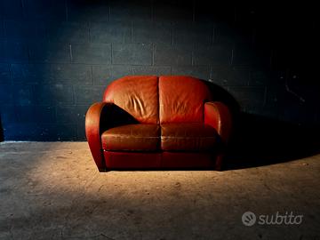 Divano club Chester Chesterfield in cuoio inglese 