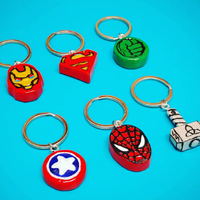 Portachiavi personalizzati logo dipinto a mano MW