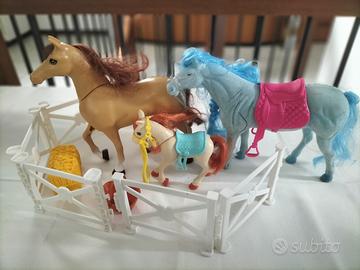 Barbie Ranch e 3 Cavalli