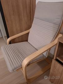 Poltrona e pouf Ikea