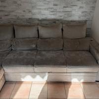 divano letto con cassettone 