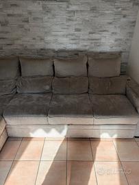 divano letto con cassettone 