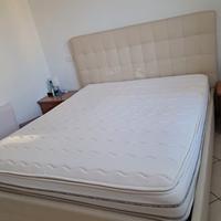 Letto contenitore matrimoniale con materasso