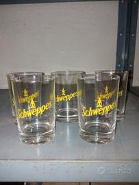 Set bicchieri vintage Schweppes
