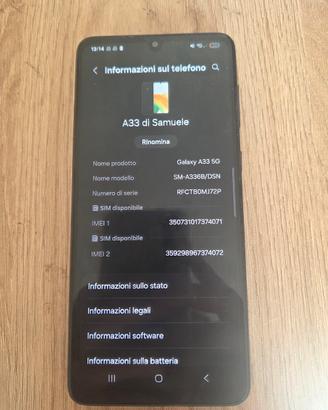 samsung galaxy a33 5g usato
