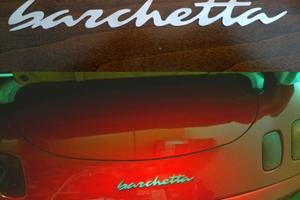 Fregio scritta GRANDE in acciaio fiat BARCHETTA