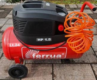 Compressore D'aria Ferrua 24Lt 1.5HP