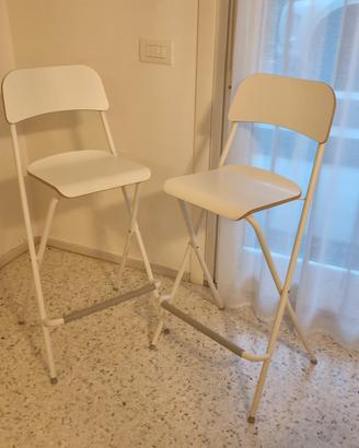 2 sgabelli Ikea Franklin pieghevoli 