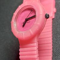 OROLOGIO HIP HOP ANALOGICO ROSA + COVER GIALLA