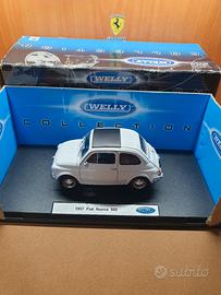 Fiat 500 Welly scala da 1/18
