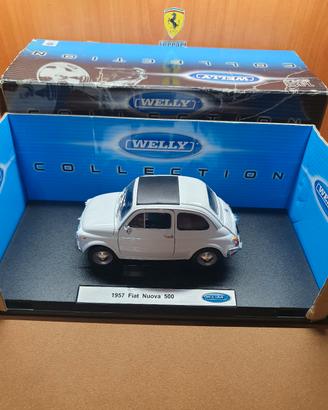 Fiat 500 Welly scala da 1/18
